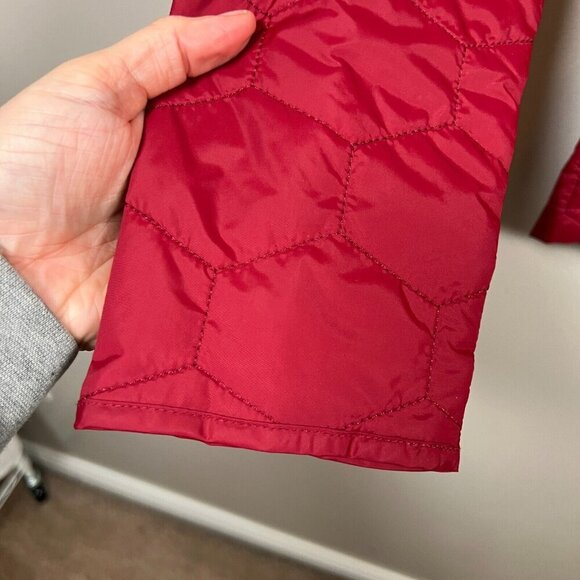 Dover Saddlery Cecilia Jacket Size Small Red Equestrian Quilted Water Resistant - Picture 8 of 13